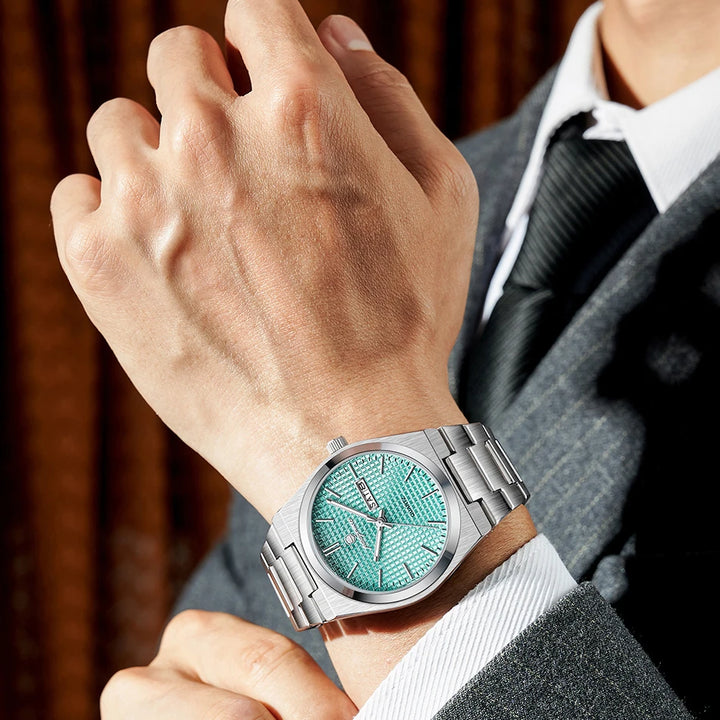 Customized Watch PAAZOMU Luxury Men Clock Fashion Luminous Waterproof Chronograph Date Watch For Man Quartz Men's Watches Reloj