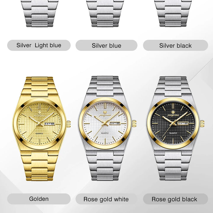 Customized Watch PAAZOMU Luxury Men Clock Fashion Luminous Waterproof Chronograph Date Watch For Man Quartz Men's Watches Reloj