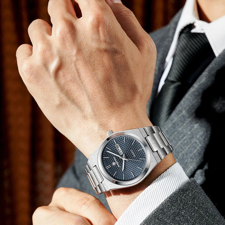 Customized Watch PAAZOMU Luxury Men Clock Fashion Luminous Waterproof Chronograph Date Watch For Man Quartz Men's Watches Reloj