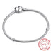 Hot Selling High Quality Authentic 925 Sterling Silver Snake Chain Bracelets Brand Charm Pandor bracelet For Women Jewelry